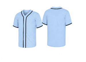 Maillot de baseball sublimé vert olive, col en V, manches courtes, unisexe, boutonné devant, couleur unie, respirant, coupe classique, vêtement d'été - Product Image 2