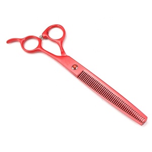 Disponible dans toutes les tailles avec logo personnalisé, ensemble de ciseaux de toilettage pour animaux, coupe de poils, nouveau style, ensemble de ciseaux de toilettage pour animaux personnalisés. - Product Image 3