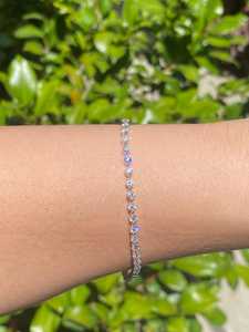 Bracelet tennis diamant en gros Or 14k 18k Diamants ronds de laboratoire 3 carats sertis à griffes 2,5 mm Intemporel Mariage Fabricant - Product Image 3