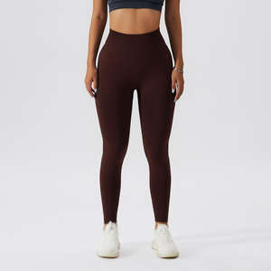 Leggings Deportivos para Mujer, Tejido Elástico de Doble Capa, Cintura en V, Control de Abdomen, Transpirables, para Entrenamiento y Ropa Deportiva - Product Image 2