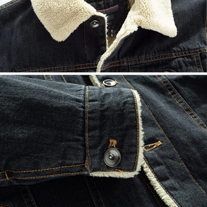 Vente en gros 2026 – Blouson en jean personnalisé pour homme, imperméable et tendance, avec fermeture éclair chaude, service OEM et personnalisation - Product Image 4