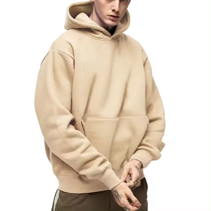 Sweat à capuche pour homme de haute qualité, en molleton lourd 500 g/m², 100 % coton, écologique, coupe classique, coupe-vent, impression personnalisée - Product Image 1