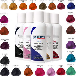 Tinte de Cabello Vegano Semipermanente OEM para Mujeres, Sin Crueldad, Colores Rosas Brillantes y Duraderos, Sin Amoníaco, en Crema/Gel en Tubo - Product Image 1