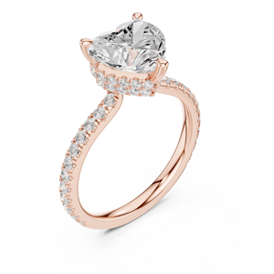 แหวนเพชรทรงหัวใจ 3 กะรัต Aries Jewel Luxury คุณภาพ E VS1 เพชรแล็บ 14K ทองคำขาว รับรองโดย IGI ของขวัญหมั้นและแต่งงาน ส่งตรงจากโรงงาน - Product Image 5