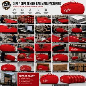 Custom Logo Red Canvas Sport <b>Duffel</b> <b>Bag</b> with Zipper Closure Waterproof Lightweight Multi-Functional Gym Travel <b>Bag</b> - Product Image 6