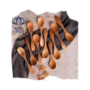 BEST SELLING wooden spoon <b>set</b> for cooking stirring mixing serving food preparation for kitchen home and restaurant daily use Vie - Product Image 1