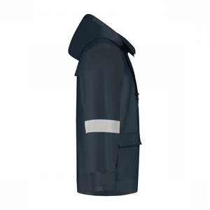 Chaquetas Impermeables de Seguridad para Hombre al por Mayor con Logotipo Personalizado, Último Diseño, Negras, Hechas a Medida, Duraderas, de Nailon y Poliéster - Product Image 3
