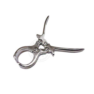 Premium Quality Burdizzo Bloodless Castration Forceps with Bend <b>Locker</b> Veterinary Clamp Livestock Surgical Instrument By Tegra - Product Image 3