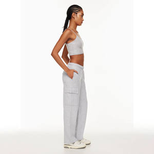 Pantalones Cargo de Invierno para Mujer, Transpirables, de Alta Calidad, Cintura Alta, Pierna Ancha, Estilo Urbano, Venta al Por Mayor - Product Image 3