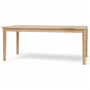 Table rectangulaire et fauteuil avec structure en teck pour la décoration de la maison et le mobilier de jardin - Product Image 2