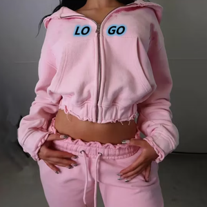 <b>Women</b> Acid Wash Tracksuit Set Stylish Oversized Hoodie & <b>Jogger</b> Two Piece Outfit for Casual Wear - Product Image 1