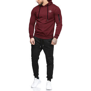 Conjunto Deportivo de 2 Piezas para Hombre, Resistente al Viento, con Capucha, Estilo Casual, para Correr, Trotar, Personalizable con Logotipo OEM, Venta al Por Mayor de Fábrica - Product Image 6