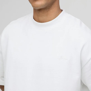 Men's Casual T-Shirt High Quality 100% Cotton Customizable Solid Color Neck Short Sleeve 180 Grams Fabric <b>Weight</b> <b>Blank</b> Design - Product Image 6