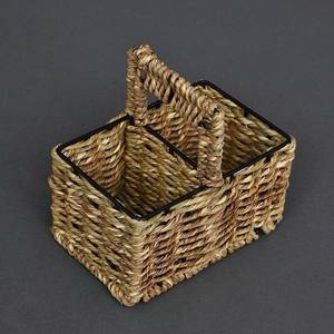 Cesta Porta Cubiertos de Seagrass Tejida a Mano, Organizador Natural para Decoración de Cocina y Mesa de Comedor al Mejor Precio - Product Image 3