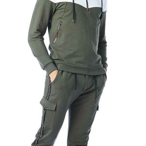 Pakistan Made Unisex 100% Cotton Fleece Track-Suits Multi-Color Winter Wear Sweats <b>Tracksuits</b> - Product Image 1