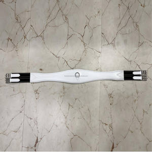 Ensemble de bride de course en cuir de cheval blanc de haute qualité, rênes tressées, plastron, sangle, quincaillerie SS, ensemble complet d'accessoires équestres - Product Image 3