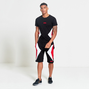 Custom Made Men T Shirt Shorts <b>Set</b> Summer Casual And Beach Use Breathable Fabric Men Two Piece Outfit - Product Image 2