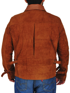 Gilet moto pour homme Al Nolan Enterprises en cuir PU rouge, écologique, respirant, antibactérien, col montant, coupe ajustée, streetwear - Product Image 5