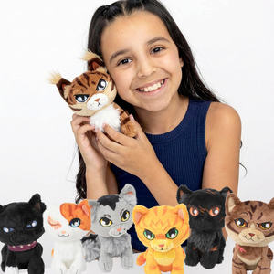Série Warrior Cats 1 : Boîte mystère en peluche, figurine d'action mignonne et objets <span class=keywords><strong>de</strong></span> collection en peluche pour les fans et les cadeaux - Product Image 1