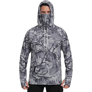 Camiseta de Pesca Personalizada con Protección UPF 50, Ropa de Pesca para Hombre, Sudadera con Capucha, Camisa de Pesca de Manga Larga con Protección UV - Product Image 4