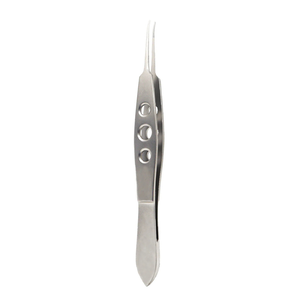 Pinzas de Ligadura Manuales Curvas 0.5x6mm, Plataforma de Ligadura 10.5cm, Instrumento Reutilizable de Acero Inoxidable para Microcirugía Oftálmica - Product Image 3