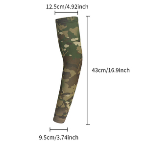 Manchons de bras unisexes pour adultes en Spandex/Polyester de haute qualité, élastiques, respirants, anti-UV, protection thermique, longueur biceps, logo personnalisé - Product Image 3