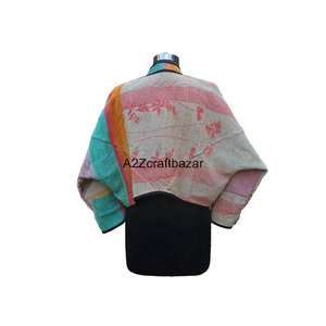 Suéter Tejido a Mano, Tradicional, Vintage, Ecológico, 100% Algodón Puro, con Botones, Reversible, Transpirable, de Secado Rápido, para Otoño y Verano, para Mujer - Product Image 5