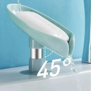 Support à Savon Drainant en Forme de Feuille avec Ventouse, Boîte à Savon Personnalisable avec Logo, Nouveau Design de Qualité Supérieure - Product Image 2