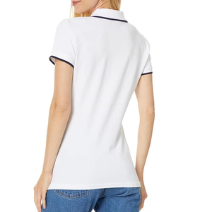 <b>Women's</b> <b>White</b> Full Sleeve Vintage for <b>Shirt</b> Striped Knitted Eco-Friendly Breathable Spandex/Polyester Regular Length - Product Image 3