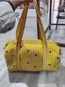 Bolsa de Viaje Acolchada Suave, Bolsa de Fin de Semana de Algodón, Bolsa Deportiva para Yoga, Proveedor de Exportación de Marca Privada, Venta al Por Mayor OEM - Product Image 4