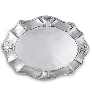 Platos y bandejas de metal de alta calidad para servir comida en el hogar y restaurantes, a precio de mayoreo. - Product Image 5