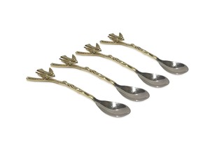 Wholesale Gold Color Bird Shape Handle <b>Coffee</b> Dessert <b>Spoon</b> in Bulk Rate - Product Image 4