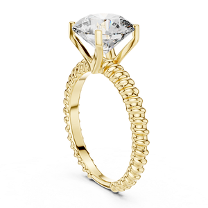 Bague moderne en diamant de laboratoire or 2,8 carats taille brillant certifiée IGI – Joaillerie fine de luxe, tendance, pour fiançailles et déclaration de style - Product Image 3