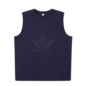 Chaleco Deportivo Personalizado para Hombre, Cuello Redondo, Poliéster, Transpirable, Secado Rápido, Sin Mangas, para Entrenamiento Físico, Impresión Digital - Product Image 3