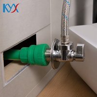 Raccord Droit Mâle PPR Vert 1/2 Pouce à Soudure Thermofusible pour Projet de Canalisation d'Eau Domestique
