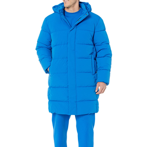 Men's Winter <b>Parka</b> Jacket <b>Coat</b> High Street Style Solid Color Warm Thick Hooded Casual Outwear High Quality Fabric - Product Image 4