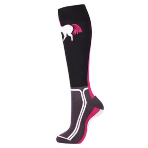 Calcetines de Equitación Personalizados de Alta Calidad, Calcetines de Compresión hasta la Rodilla, Calcetines Deportivos Ecuestres para Mujeres y Hombres - Product Image 6
