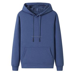 Sweats à capuche en coton uni surdimensionnés de haute qualité pour hommes Logo privé personnalisé coupe et couture pull à capuche et sweat-shirt - Product Image 3