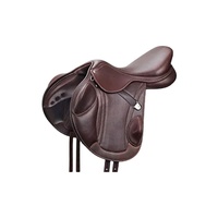 Selle d'Équitation Anglaise Professionnelle en Cuir avec Arceau en Bois et Quincaillerie Nickelée - Tailles et Couleurs Personnalisables