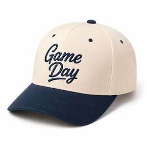 Gorra de Béisbol Deportiva Personalizada al por Mayor con Logotipo, Bicolor, Bordado 3D, 5 Paneles, Sarga de Algodón, Unisex, Visera Curva, Nueva Colección 2026 de Fábrica - Product Image 3