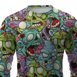 Vêtements de vélo de montagne Shan Apparel en gros, vêtements de vélo à manches longues imprimés par transfert thermique, coupe-vent, séchage rapide, haute qualité - Product Image 5