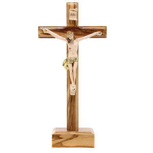 Free Standing Style Bishop's Blessing Crucifix For Catholic Church Religious Prayer Use Christmas Home Decorative Crucifix Altar - Product Image 5