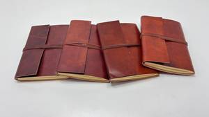 Cuadernos de bocetos de cuero de tapa dura hechos a mano con papel de algodón vintage de borde deshilachado, calidad artesanal premium para artistas y escritores - Product Image 5