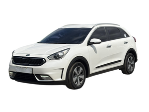 SUV hybride Niro blanc 2017 d'occasion, 5 portes, crossover compact pour les trajets urbains, voiture d'occasion coréenne - Product Image 1