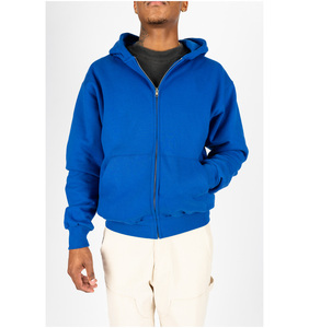 ชุดวอร์มกีฬาผู้ชายแบบมีฮู้ด ผ้าฟลีซ ระบายอากาศได้ดี 2 in 1 สำหรับฤดูหนาว  รับสกรีนแบรนด์ - Product Image 4