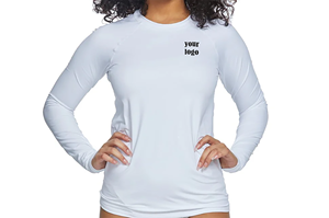 T-shirt de compression à manches longues de qualité supérieure, unisexe, séchage rapide, UPF50+, 220g Spandex/Polyester, pour la gym, l'entraînement et la course à pied - Product Image 4