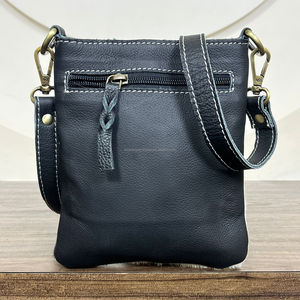 Fashion Trendy Bag 2025 Hand <b>Tooled</b> Cowhide <b>Leather</b> Ladies Mini Crossbody Shoulder Purses Small Sling Bag for Women's New Design - Product Image 5