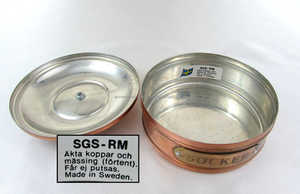 Recipiente de cobre antiguo personalizado, bote de Decoración de mesa de cena de lujo único, tarro de almacenamiento de postres, accesorios de utensilios de cocina - Product Image 4