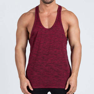 Camiseta sin mangas de fitness para hombre, personalizada al por mayor, básica para entrenamiento, chaleco de gimnasio, informal, de punto, de algodón, poliéster y elastano - Product Image 5