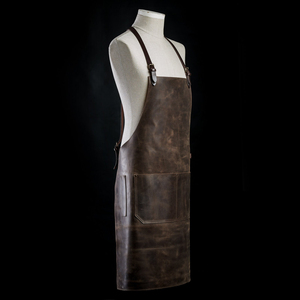 Tablier en cuir robuste pour travaux industriels, atelier de soudage, fourniture en gros, tablier en cuir haut de gamme pour restaurant LPN-0323 - Product Image 1